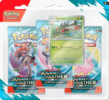 Pokémon TCG Journey Together: Yanmega 3-Pack Blister - 805585 - View 1 | Next Step