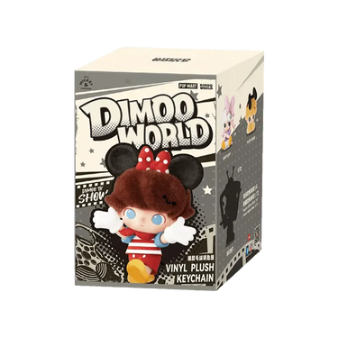 Pop Mart DIMOO World X Disney Series Vinyl Plush Keychain Sealed Case (6 Blind Box) Next Step