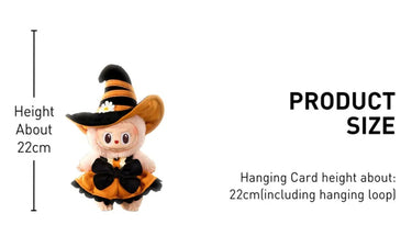 Pop Mart Labubu Magic of Pumpkin Mokoko (Pop Land Exclusive) Vinyl Plush Pendant Next Step