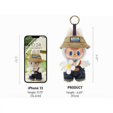 Pop Mart Labubu The Monsters Fall In Wild Vinyl Plush Doll Pendant Keychain