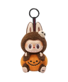 Pop Mart Labubu The Monsters Happy Halloween Party Series-Sitting Pumpkin Vinyl Plush Pendant
