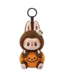 Pop Mart Labubu The Monsters Happy Halloween Party Series-Sitting Pumpkin Vinyl Plush Pendant