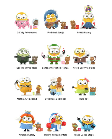 Pop Mart Minions Bedtime Stories by Bob and Tim Series Figures Next Step