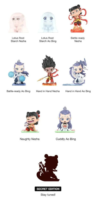 Pop Mart NeZha 2 Born Bonds Series Figures Sealed Case Next Step