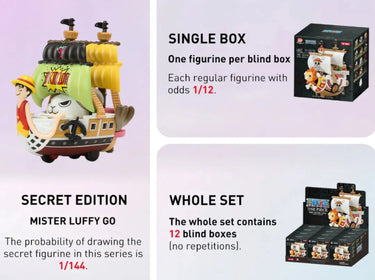 Pop Mart One Piece The Grand Line Series Vehicles Figure Sealed Case Next Step