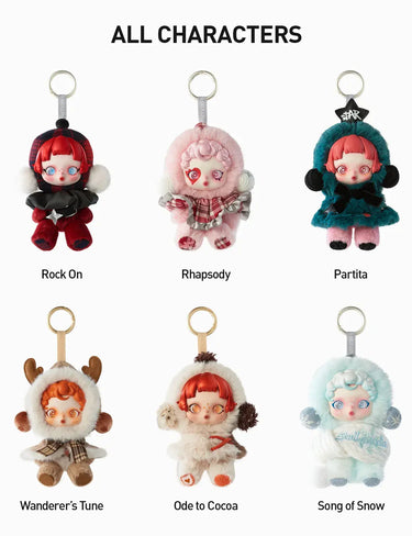Pop Mart Skullpanda Winter Symphony Series Vinyl Face Plush Blind Box