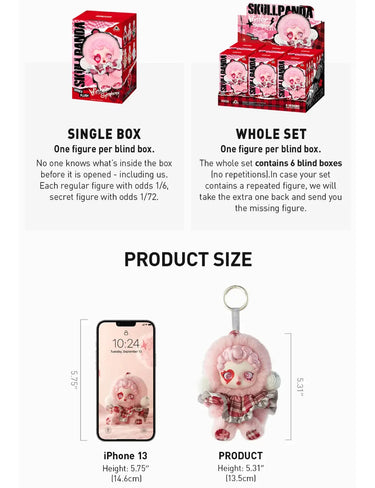 Pop Mart Skullpanda Winter Symphony Series Vinyl Face Plush Blind Box