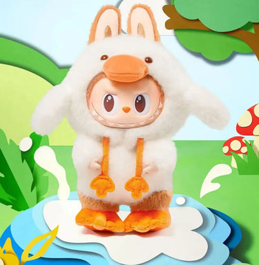 Pop Mart The Monsters Labubu Forest Fairy Tale Series Vinyl Plush Hanging Card Next Step