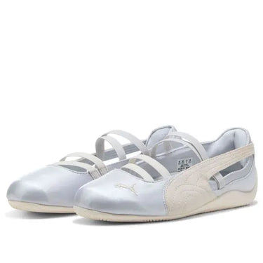 Puma Speedcat Ballet Silver Mist Warm White Satin Next Step