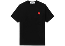 Comme des Garcons PLAY Logo T-Shirt Black/Red