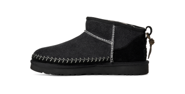 UGG Classic Ultra Mini Biarritz Boot Black Next Step