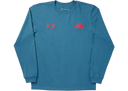 KAWS x The North Face L/S T-Shirt Mallard Blue