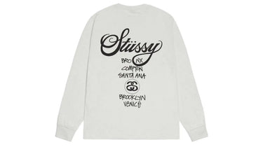 Stussy World Tour L/S Tee Fog Next Step