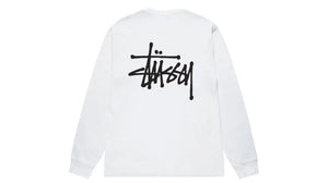 Stussy Basic L/S Tee  White