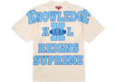Supreme Overprint Knowledge S/S Top Stone