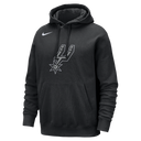 San Antonio Spurs Club Men's Nike NBA Pullover Hoodie Black