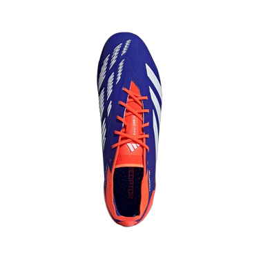 Adidas Predator Elite FG Lucid Blue Cloud White Solar Red