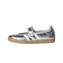 Adidas Samba Jane Silver Metallic Off White