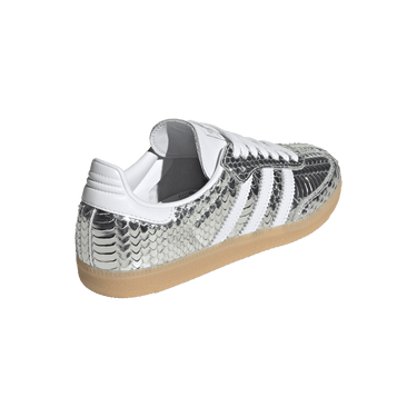Adidas Samba OG Patent Snakeskin Silver Metallic