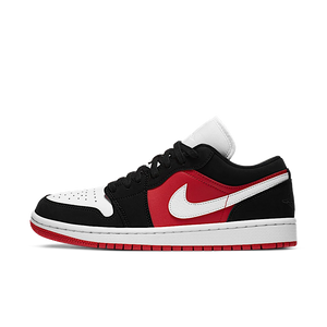 Air Jordan 1 Low Black White Gym Red