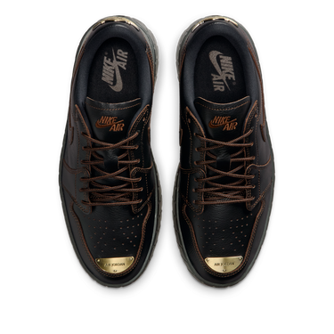 Air Jordan 1 Low Brooklyn Black Cacao Wow