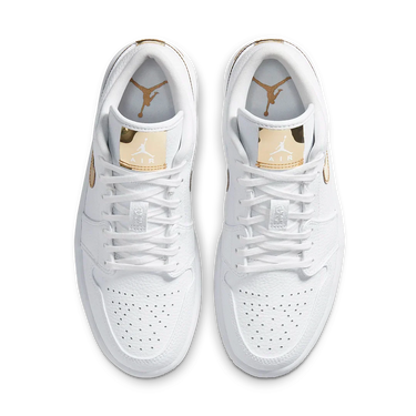 Air Jordan 1 Low White Metallic Gold