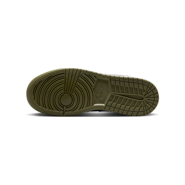 Air Jordan 1 Mid Black White Olive