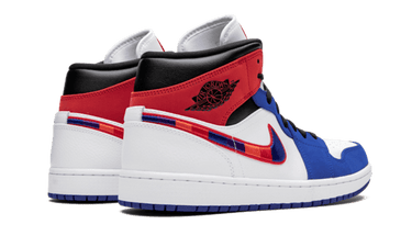 Air Jordan 1 Mid Rush Blue University Red