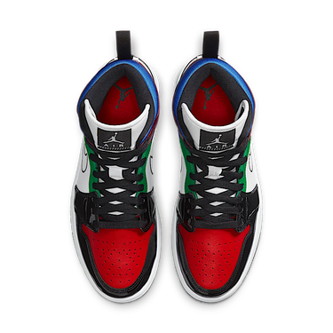 Air Jordan 1 Mid SE Black White Multi-Color