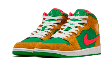 Air Jordan 1 Mid SE Wheat Watermelon