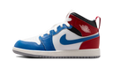 Air Jordan 1 Mid True Blue Varsity Red (PS)