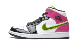 Air Jordan 1 Mid White Black Cyber Pink