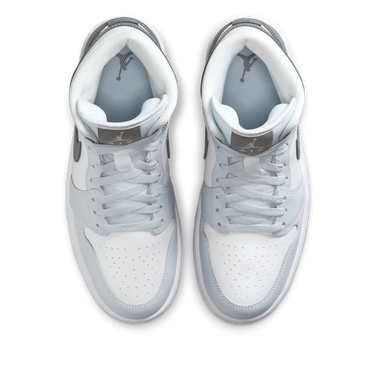 Air Jordan 1 Mid White Smoke Grey