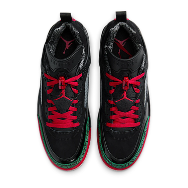 Air Jordan Spizike Low Black Classic Green White Varsity Red