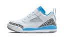 Air Jordan Spizike Low White Wolf Grey Anthracite University Blue (PS)