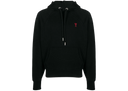Ami Paris Ami De Coeur Small Logo Hoodie Black