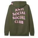 Anti Social Social Club x Undefeated Club Hoodie Olive