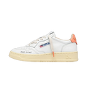 Autry Medalist DL White Peach Pink