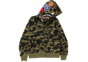 BAPE 1st Camo Shark Full Zip Hoodie Green