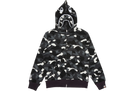 BAPE City Camo Shark Full Zip Hoodie (SS23) Black