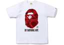 BAPE A Bathing Ape Color Camo Tee Black Red