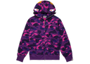 BAPE Color Camo Shark Full Zip Hoodie Purple