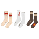 Cactus Jack by Travis Scott Reverse Jack Socks Trio Multicolor