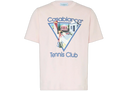 Casablanca Tennis Club Logo T-Shirt Nude