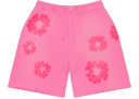 Denim Tears Mono Cotton Wreath Sweat Shorts Pink