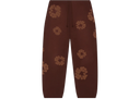 Denim Tears Mono Cotton Wreath Sweatpants Brown