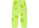 Denim Tears Mono Cotton Wreath Sweatpants Neon Green