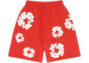 Denim Tears The Cotton Wreath Shorts Red