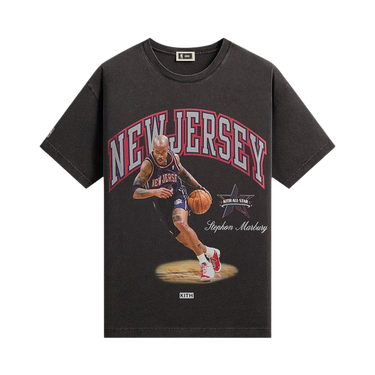 Kith For NBA All-Star New Jersey Nets Stephon Marbury Vintage T-Shirt Black