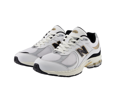 New Balance 2002R White Black Gold Metallic